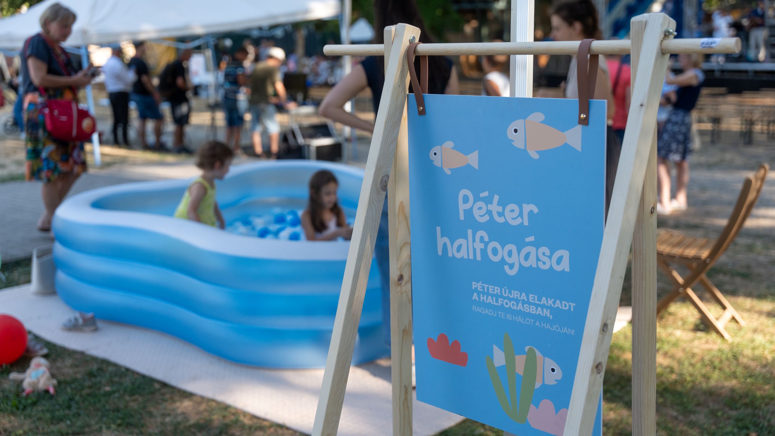 Bibliapark Győrben a Radó-szigeten