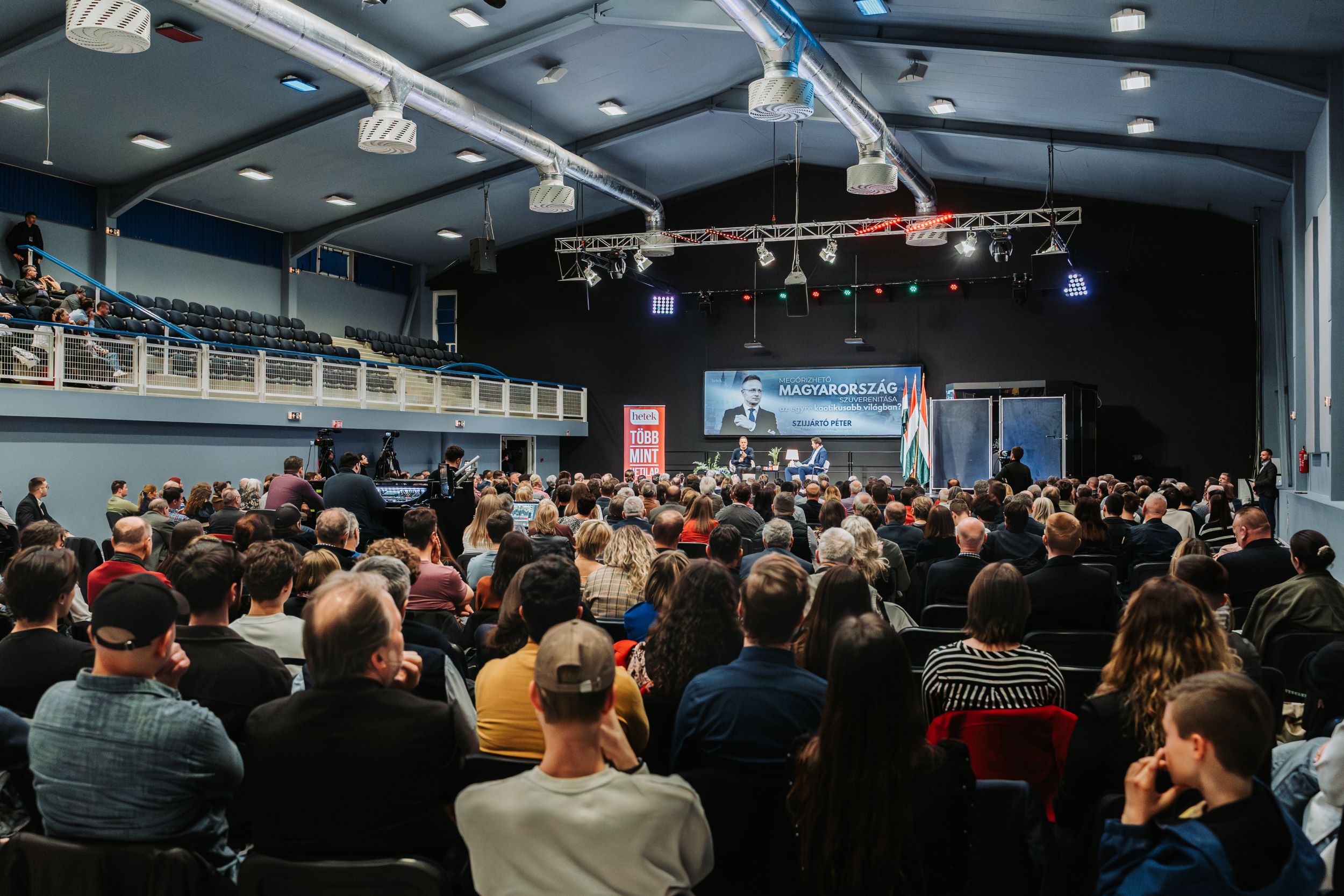 Szijjártó Péter a Hit Parkban