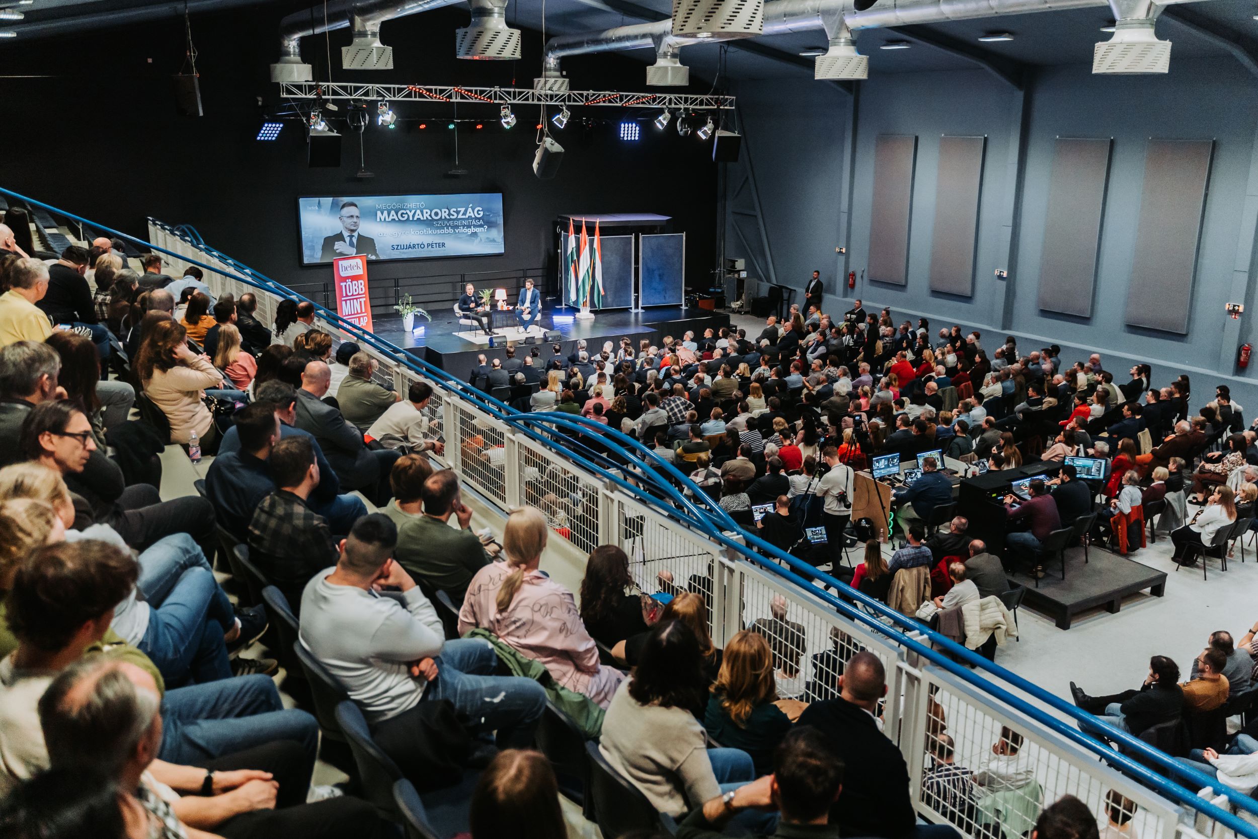 Szijjártó Péter a Hit Parkban