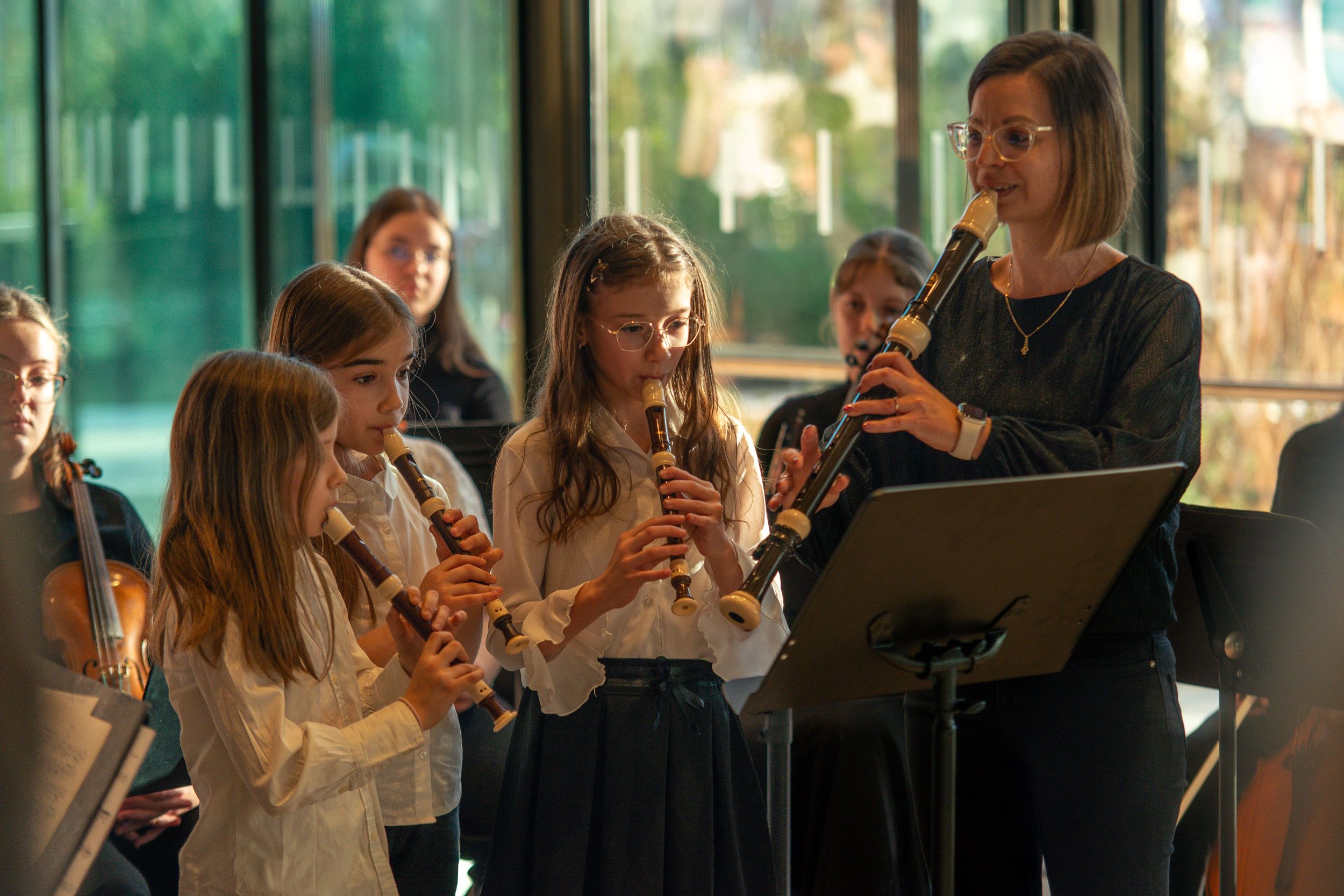 Bornemisza diákok a Magyar Zene Házában