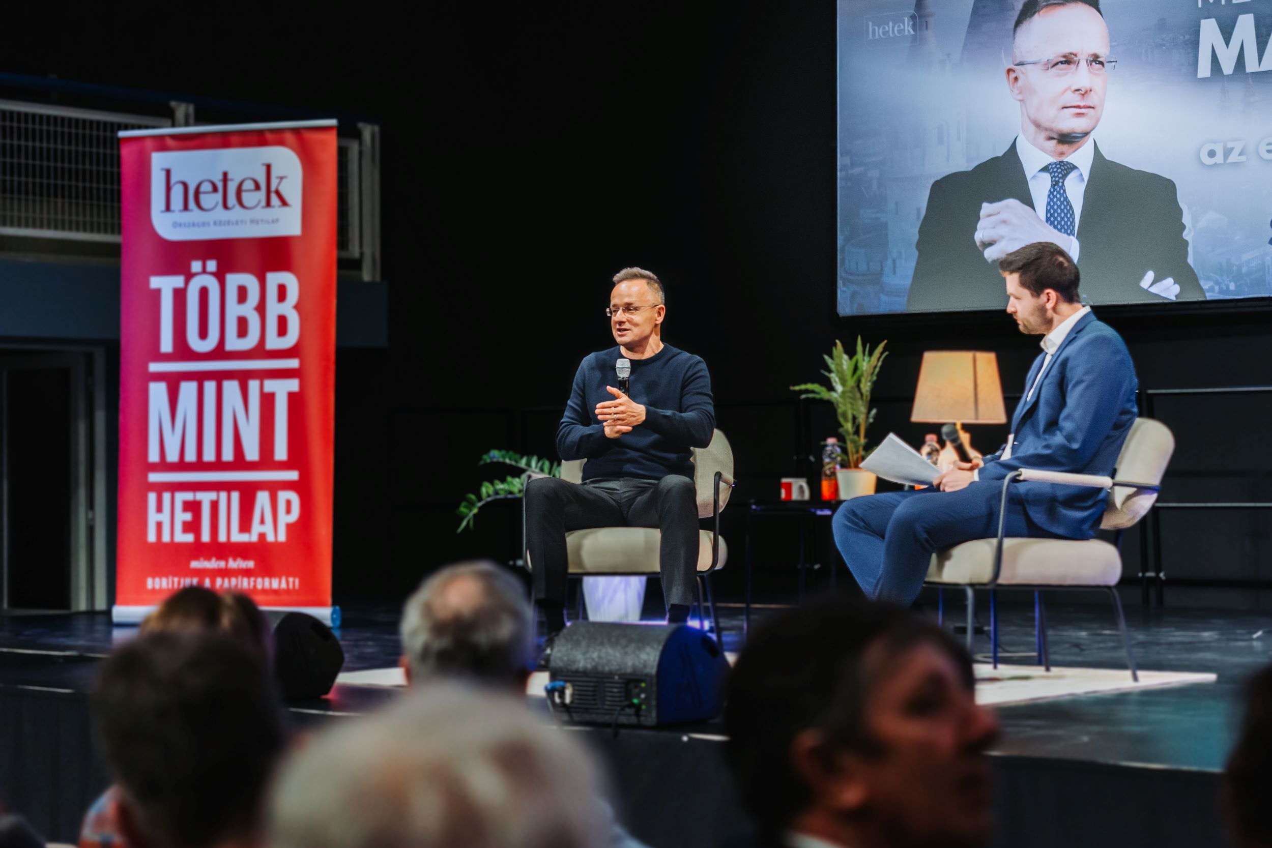 Szijjártó Péter a Hit Parkban