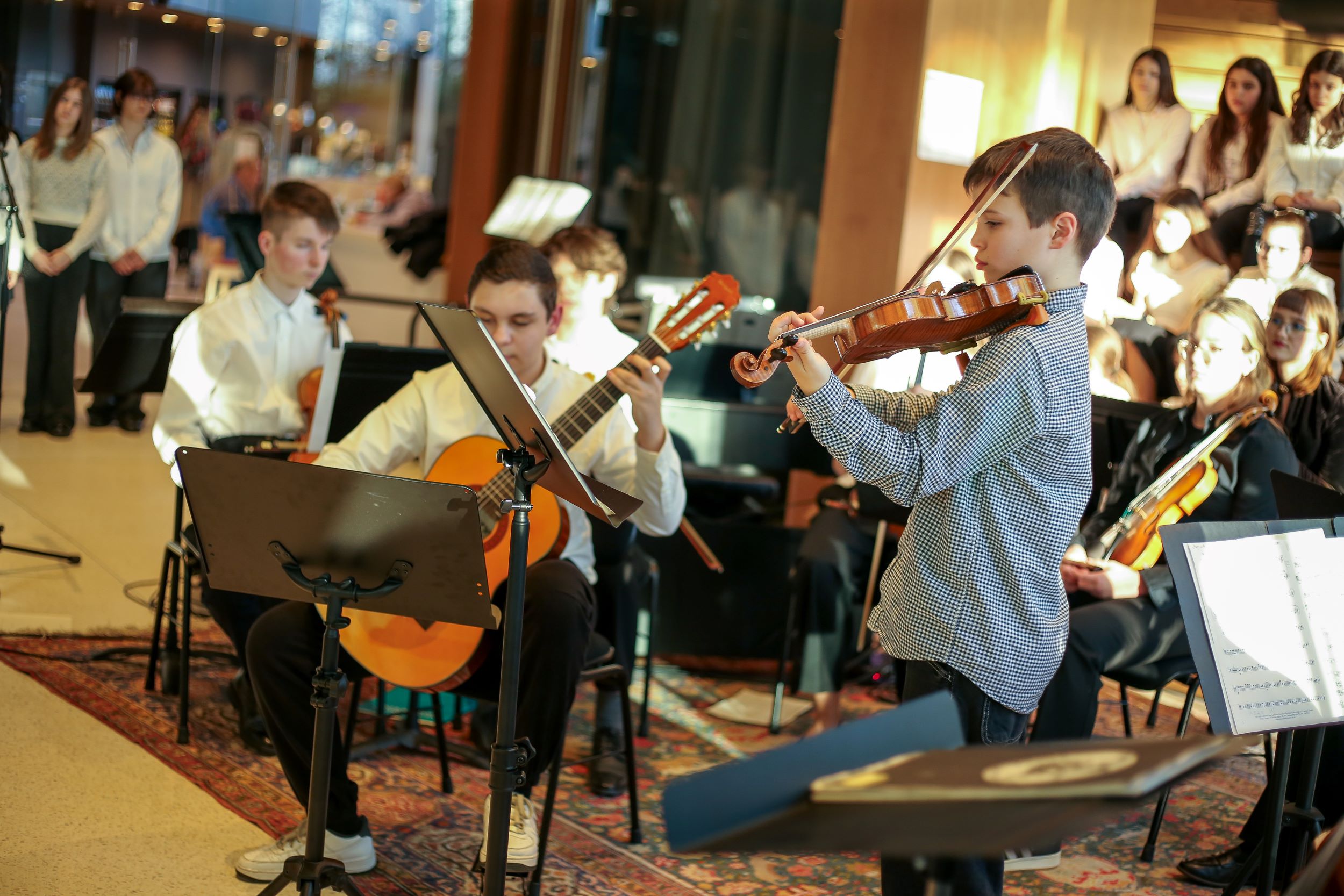 Bornemisza diákok a Magyar Zene Házában