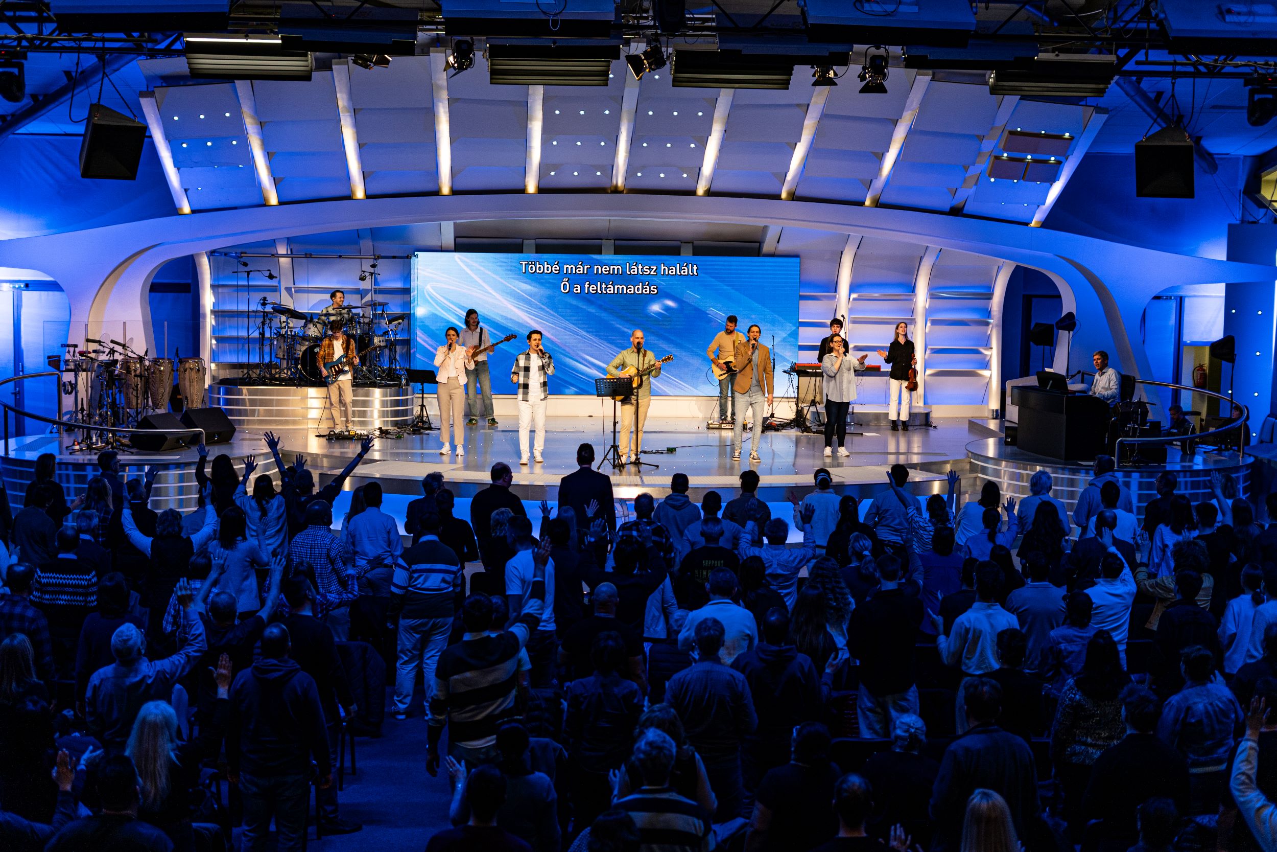 Virrasztás a nemzetért a Hit Parkban